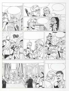 Denayer | Wayne Shelton, planche n°45 Ã  l’encre de Chi… | Millon