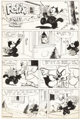 Otto Messmer | Félix le chat, n°54, planche n°01 | Galerie 9ème Art