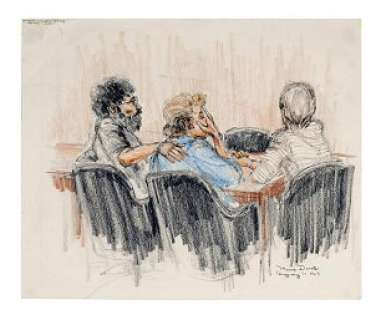 "Chicago Seven" Conspiracy Courtroom Drawings | Guernseys
