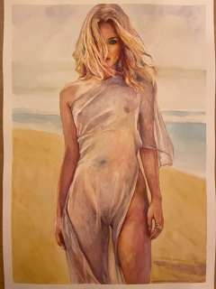 Kateryna Trotsenko | Kateryna Trotsenko ‘Leading lady’ - Original drawing - Signed’ - Size: 42cm x 30 cm - (2022) | Catawiki