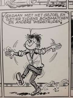 Buth - | Buth - originele pagina Thomas Pips in Sport en Spel - Zalig Paasfeest! (eind jaren 50) | Catawiki