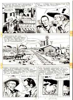 Ticci, Giovanni | Ticci, Giovanni - Tavola Originale - Tex #297 "Gli Avvoltoi" - (1985) | Catawiki