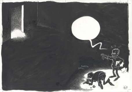 JOTED / Nicolas Sjöstedt, illustration, "Liquidation Totale" | Galerie Neuf