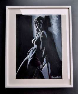 Shumi | Shumi - Pin-Up original artworks Acryl Gemälde - Format: A-3 | Catawiki