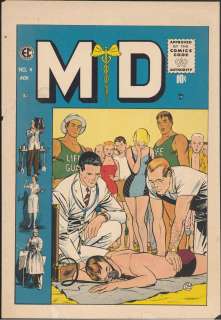 EC COMICS: a M.D. NO.4 COVER PROOF (NO ORIGINAL ART) | Russ Cochran