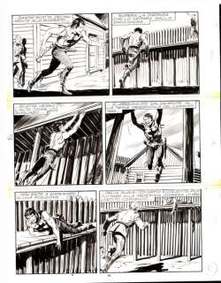 Ferri, Gallieno - | Ferri, Gallieno - Tavola Originale - Zagor #200 "Guerriero rosso" | Catawiki