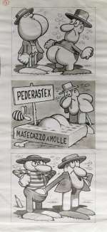 Jacovitti, Benito | Jacovitti, Benito - Illustrazione originale Jacovitti Kamasultra – Retrocolorata | Catawiki