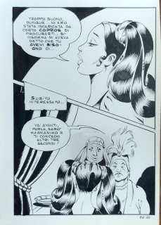 Dino Leonetti/Mario Janni - Maghella n. 83 - 3x Tavole originali - "Godi Popolo" - Page volante - Exemplaire unique - (1977)