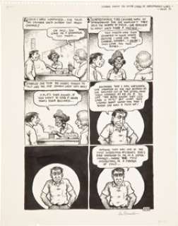 Robert Crumb and Harvey Pekar American Splendor #3 "Standing Behind Old Jewish Ladies in Supermarket -