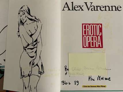 Alex Varenne | Erotic Opéra - Dessin dédicacé Alex Varenne - EO - (1986) | Catawiki