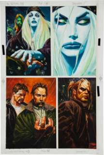 Dan Brereton The Nocturnals #5 Page 15 Original Art (Malibu, 1995). Polychrome and Starfish co-star in this -