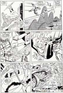 John Buscema and Joe Sinnott Fantastic Four#122 Page 6 Original Art (Marvel, 1972). Galactus has come back to - | Heritage
