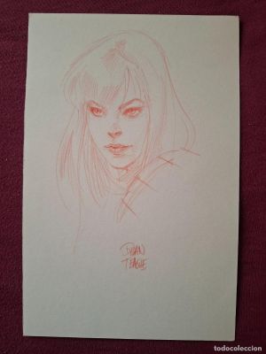 Dibujo original Judge Anderson por Dylan Teague
