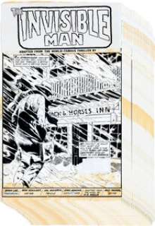 Val Mayerik and Dan Adkins Supernatural Thrillers #2 Complete 21-Page Story "The Invisible Man" Original -