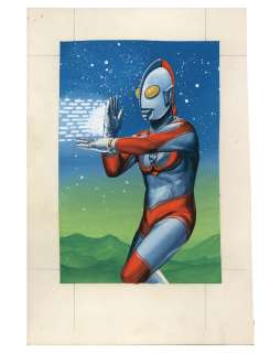 Hand-drawn color illustration "The Return of Ultraman" | Mandarake (Big Web)