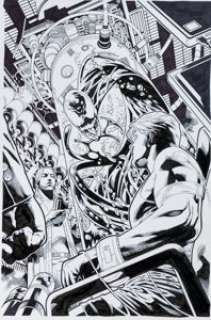 Paulo Siqueira and Roland Paris Amazing Spider-Man V2#654 Second Printing Variant Cover Original Art (Marvel, -