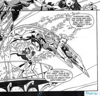 JLA INCARNATIONS. Martian Man Hunter, Aquaman and Zatanna | Unreal Books
