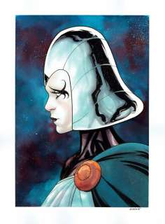 Mike McKone - Lilandra Watercolor Bust Marvel X-Men