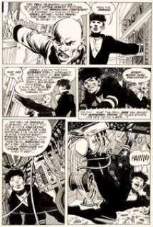 Neal Adams Bizarre Adventures #28 Story Page 19 Original Art (Marvel, 1981). A kung-fu hero makes his way into -