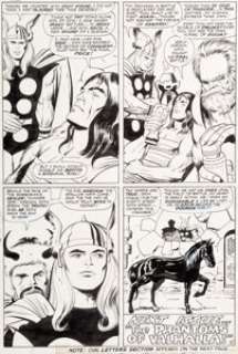 Jack Kirby and Vince Colletta Thor #132 Story Page 5 Tales of Asgard Original Art (Marvel, 1966). The last -