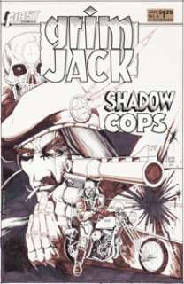 Timothy Truman Grimjack #6 Cover Original Art (First, 1985). John Gaunt takes aim on the "Shadow -