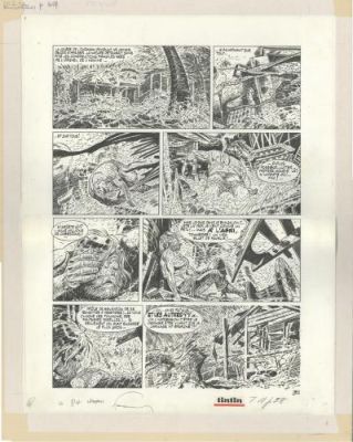 Hermann | Bernard Prince, N°06 :La loi de l’ouragan, planche 39 | Galerie 9ème Art