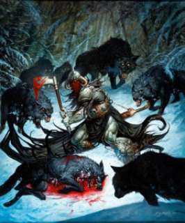 Greg Staples "Death Dealer" Painting Original Art (2006). Greg Staples is one of Frank Frazetta‘s -