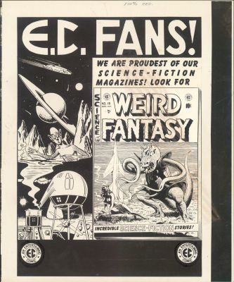 EC Library Production Material- Production AD Photo Stat | Russ Cochran