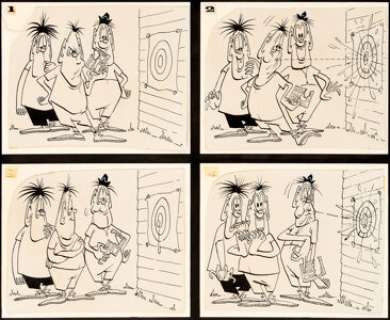 Don Martin MAD Magazine #34 Complete 2-Page  Story Original Art (EC, 1957).... (Total: 2 Original Art) | Heritage
