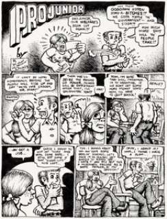 Robert Crumb | Bijou Funnies #6 Complete 6-Page "Projunior" Story Original Art (Kitchen Sink, 1972). | Heritage