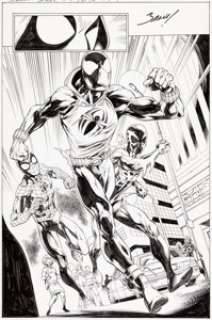 Mark Bagley and John Dell Ben Reilly: Scarlet Spider #3 Splash Page 10 Original Art (Marvel, 2017)....