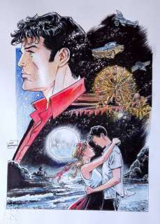 Raimondo, Luca | Raimondo, Luca - illustrazione originale "Dylan Dog - Il lungo addio" - (2023) | Catawiki