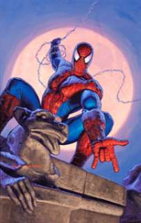  - Greg Hildebrandt - Spider-Man Poster Illustration Painting Original Art (1990s)....