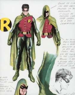  - Alex Ross - Robin (Tim Drake) Redesign Hand-Colored Print Concept Artwork (c. 2000s)....