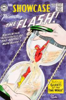 Joe Giella Showcase #14 Flash Cover Re-Creation Original Art (c. 1990s).... | Heritage