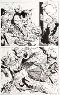  - Simon Bisley Death Dealer #1 Story Page 31 Original Art (Verotik, 1995)....
