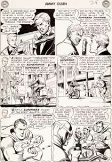 Curt Swan and Ray Burnley Superman’s Pal, Jimmy Olsen #5 Story Page 3 Original Art (DC, 1955).... | Heritage