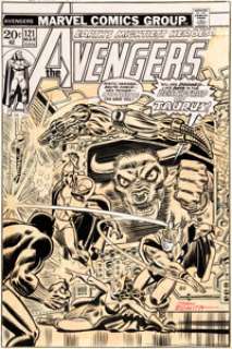Ron Wilson and John Romita Sr. (attributed) Avengers #121 Cover Original Art (Marvel, 1974).... | Heritage
