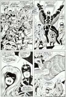 Jack Kirby and Joe Sinnott Fantastic Four #83 Story Page 18 Inhumans Original Art (Marvel, 1969)....