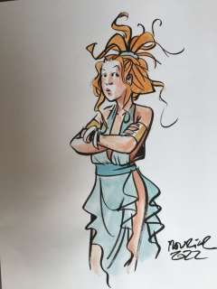 Mourier, Jean-Louis | Mourier, Jean-Louis - Dessin original couleur - Trolls de Troy - (2022) | Catawiki