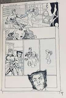 Francis Portela (Penciller) - Wolverine #18 Page 09 - First Class - EO