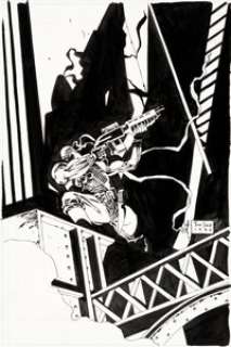 Tim Sale Deathblow #10 Pin-Up Original Art (Image Comics, 1995). Jim Lee co-created the character - | Heritage