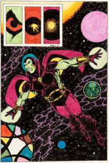 Jim Starlin - Drax the Destroyer Illustration Original Art (1970s)....
