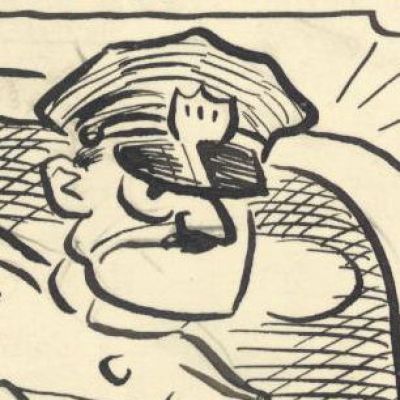 Fritz- Original Gag Panel Art | Russ Cochran