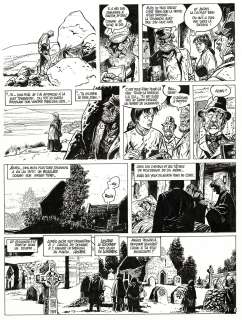 Franz | Lester Cockney, Irish Melody, planche originale à l’encre de chine. | Septimus