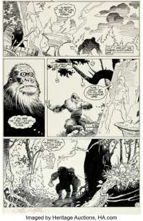 Mignola, Mike - Mike Mignola and Rick Burchett The Chronicles of Corum #1 Story Page 21 Original Art (First, 1987)....