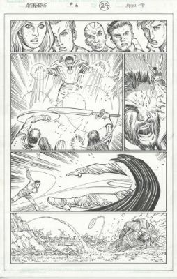 John Romita Jr. | Avenger, issue #6, page 24 | Galerie 9ème Art