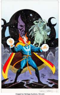 Dave Gibbons - Marvel Fanfare #41 Cover Doctor Strange Original Art (Marvel, 1988)....