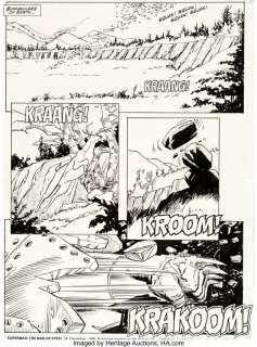 Bogdanove, Jon - Jon Bogdanove and Dennis Janke Superman: The Man of Steel #18 Story Page 1 Doomsday Original Art (DC, 1992)....