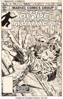 Anderson, Brent - Brent Anderson Blade Runner #2 Cover Original Art (Marvel, 1982)....